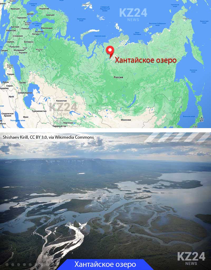 Глубочайшие озёра России: Хантайское озеро