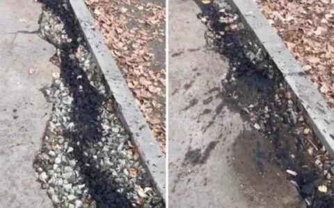 ремонт улицы Катаева в Павлодаре