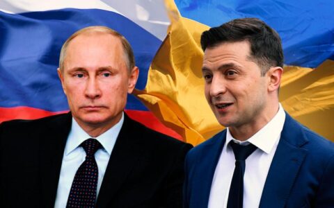Путин и Зеленский