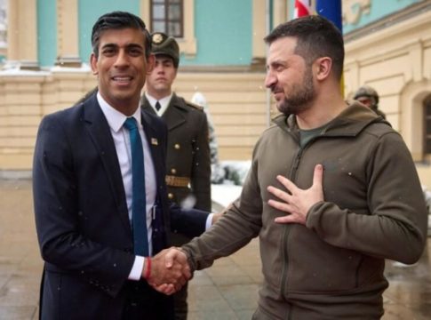 Риши Сунак и Зеленский