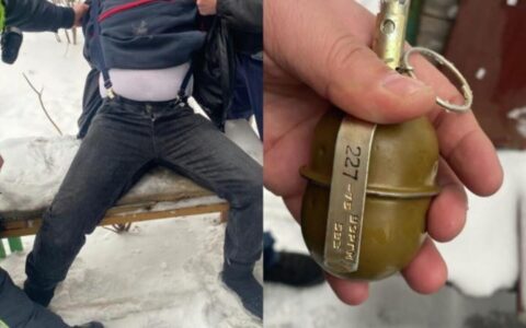 Хулиган с гранатой