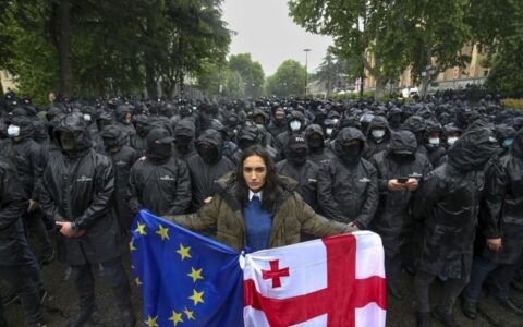 Протесты в Грузии