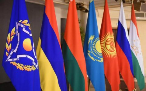 Флаги стран-членов ОДКБ