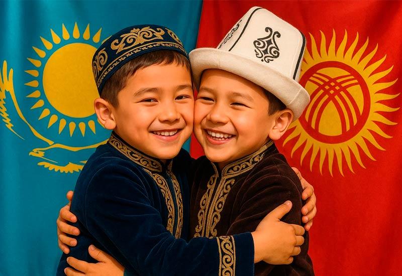 Казах и кыргыз