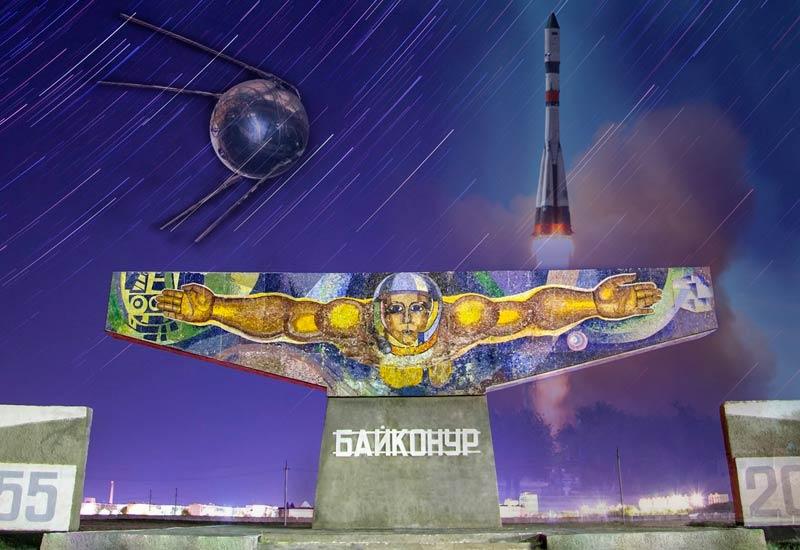 Космодром Байконур в Казахстане