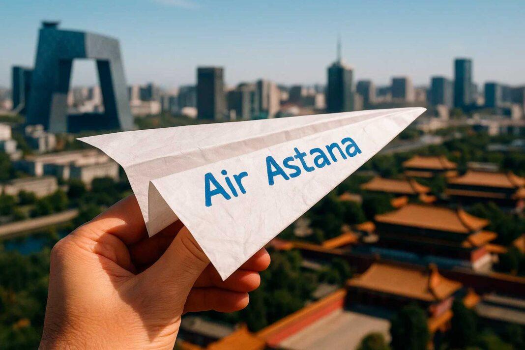 air astana в КНР