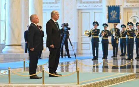 Переговоры президента Казахстана Касым-Жомарта Токаева и короля Иордании Абдаллы II бен аль-Хусейна