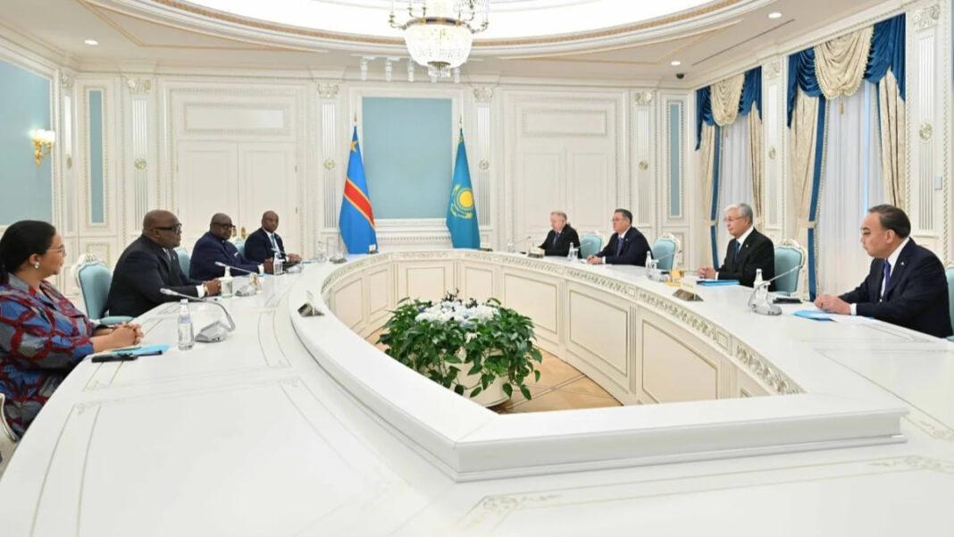 Переговоры Президента РК Касым-Жомарта Токаев и Президента Демократической Республики Конго Феликса Чисекеди