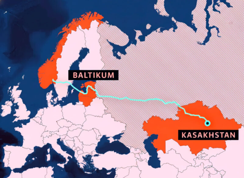 Карта поставок рыбы