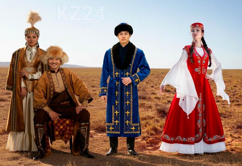 Казахская национальная одежда