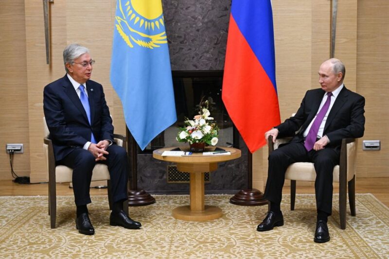 Касым-Жомарт Токаев и Владимир Путин