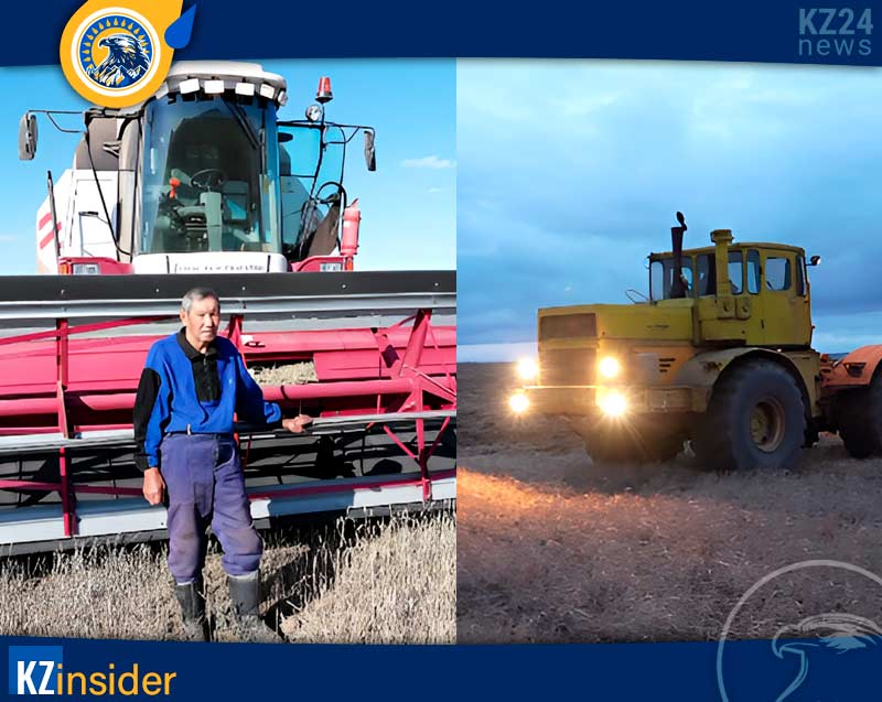 80-летний пенсионер за работой