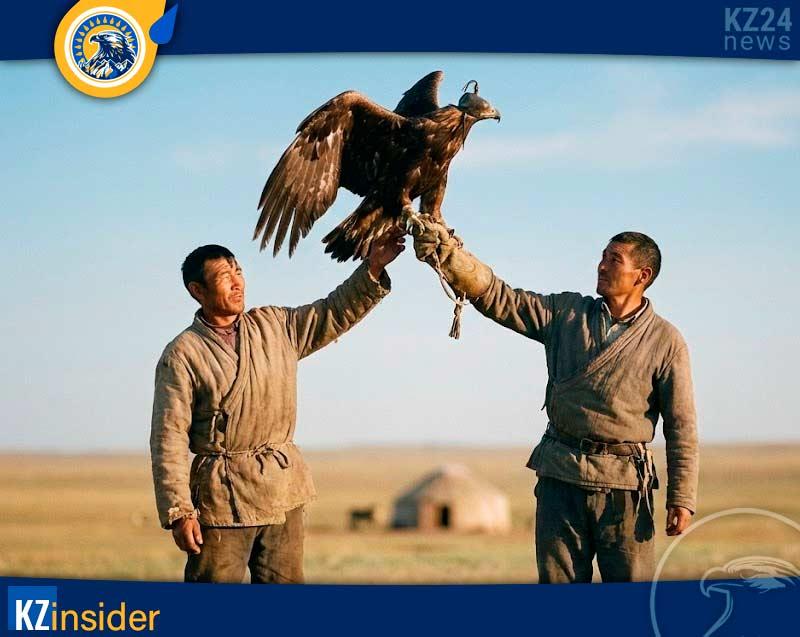 беркутчи отпускают птицу на волю