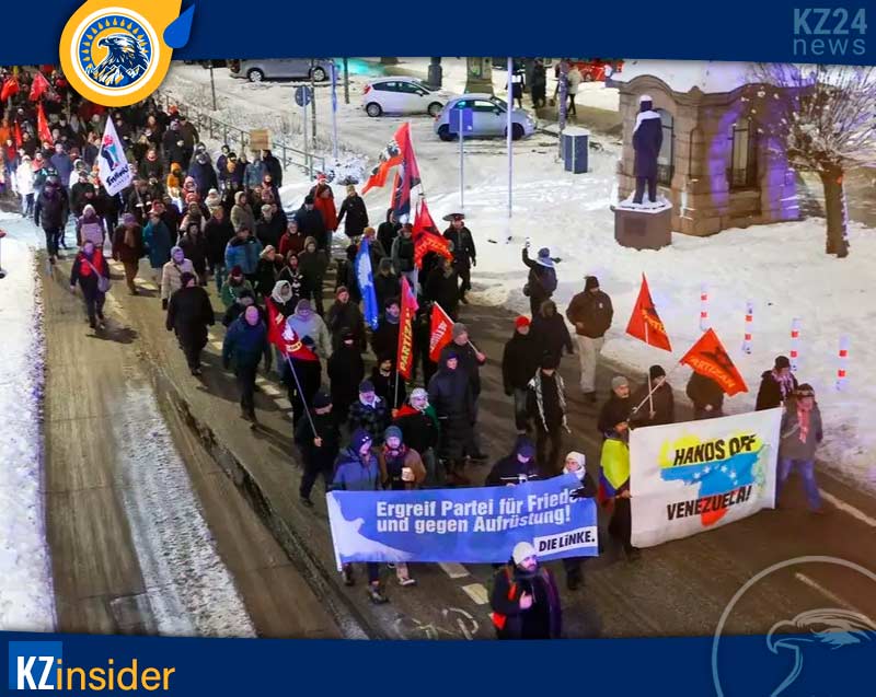 акции протеста в городах Германии в поддержку Венесуэллы