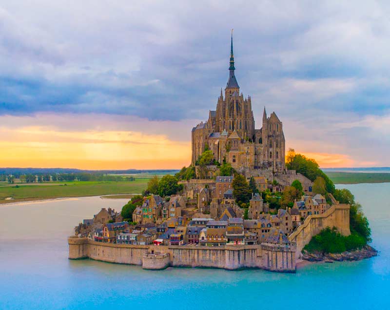 остров-крепость Мон-Сен-Мишель