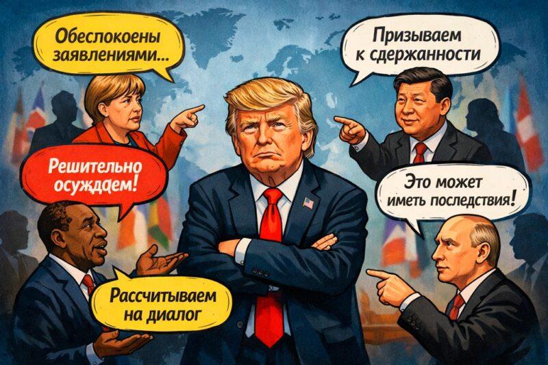 Реакции стран