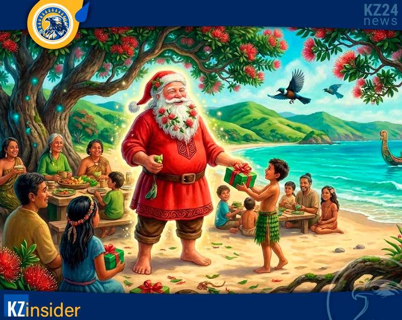 Санта-Клаус в Новой Зеландии