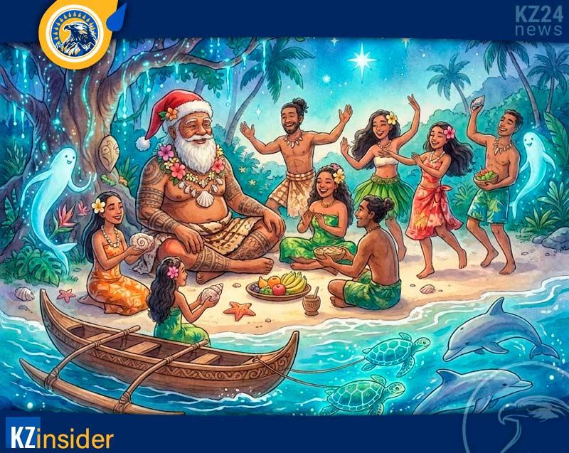 Санта-Клаус в островных странах Океании