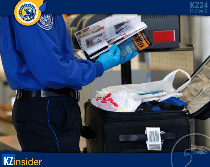 досмотр багажа в аэропорту Милана