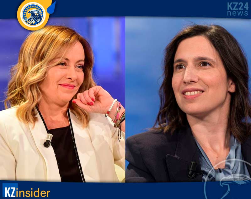 Джорджия Мелони и Элли Шляйн