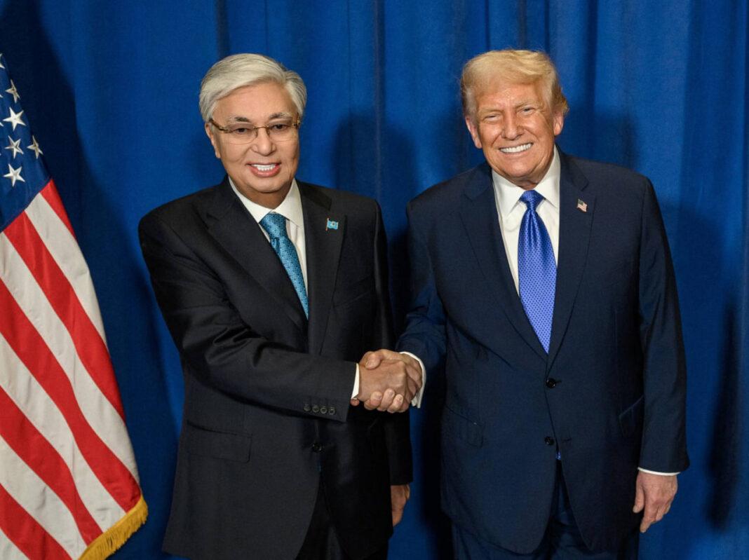 Касым Жомарт Токаев и Дональд Трамп