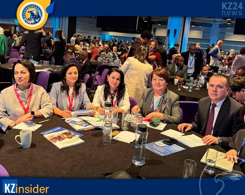 Догдуркул Кендирбаева на 21-ом Всемирном образовательном форуме