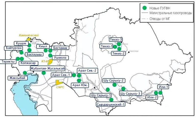 Карта георазведки