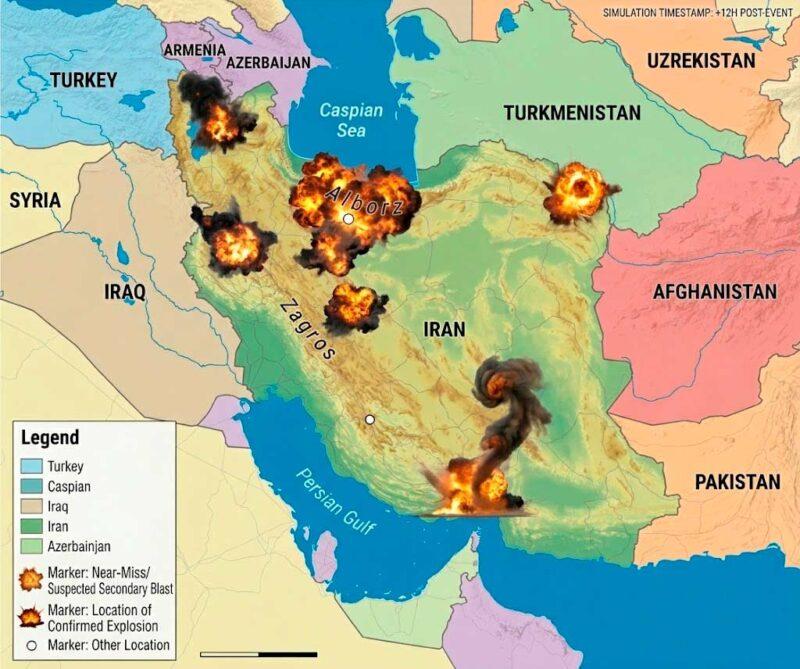 Карта ударов