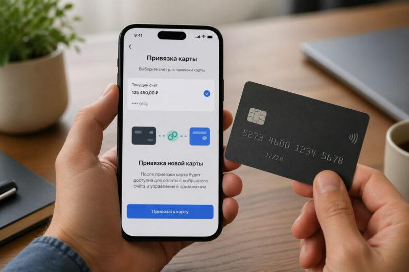 Привязка карты