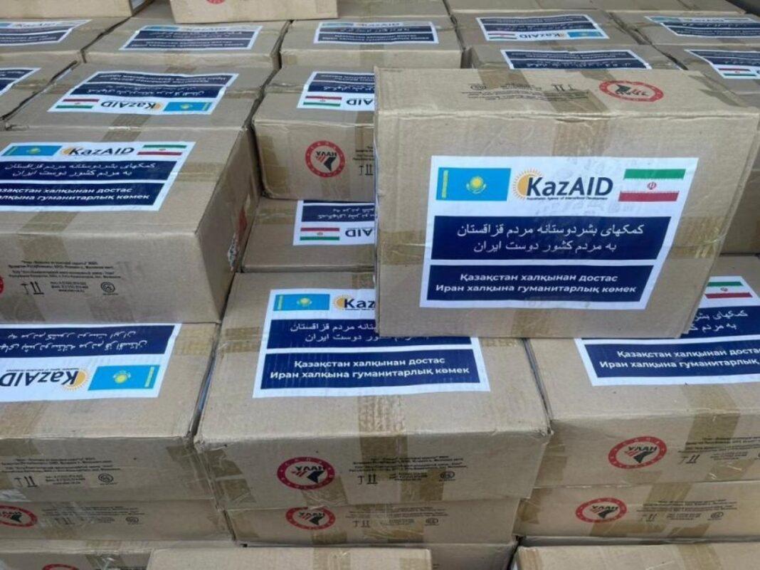 Казахстан отправил 30 вагонов гуманитарной помощи в Иран