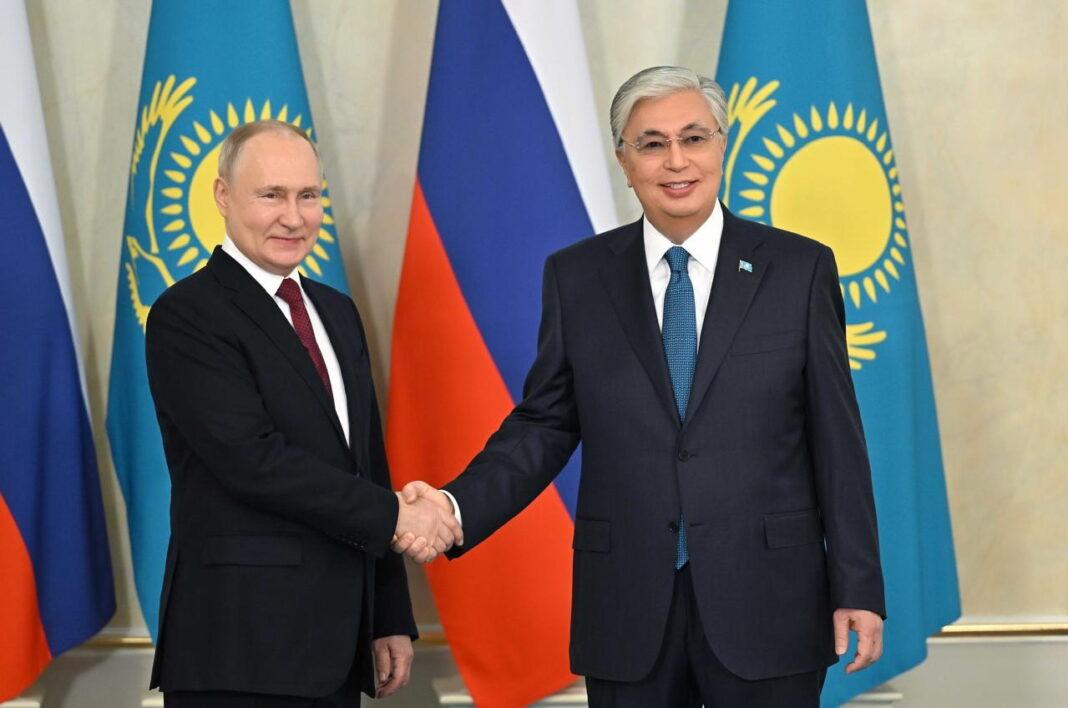 Владимир Путин и Касым-Жомарт Токаев
