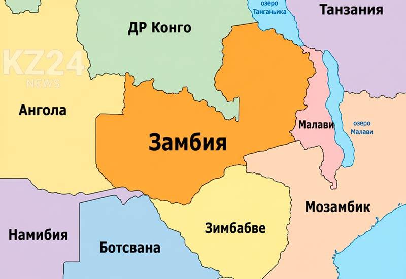 Соседние государства Замбии