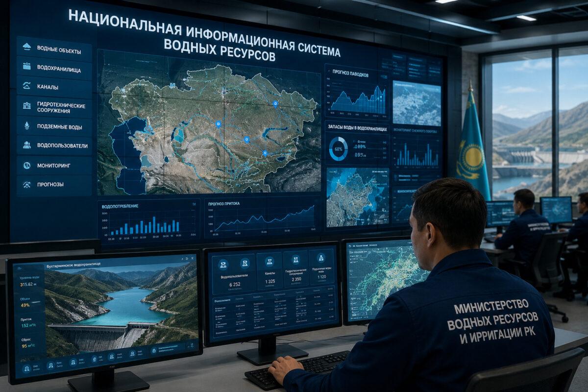 Казахстан создаёт цифровой контроль над водой 1 Сгенерировано ИИ