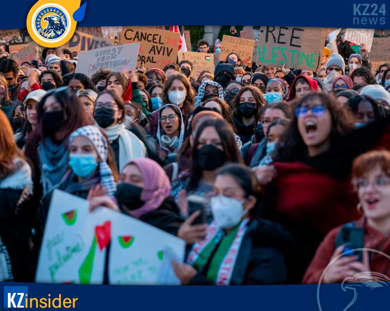 Arab Israeli students protest university 2023