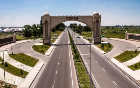 Дорога в Тараз