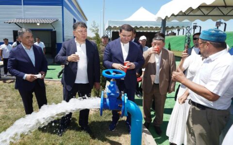 Торжественное открытие водопровода