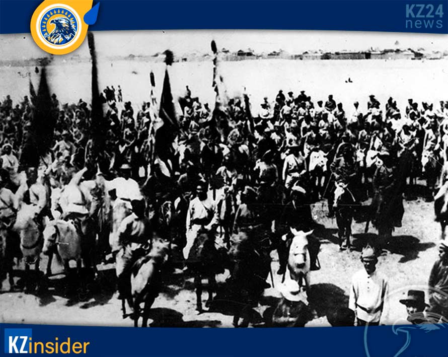 Монгольские революционные части входят в Ургу, июль 1921 года