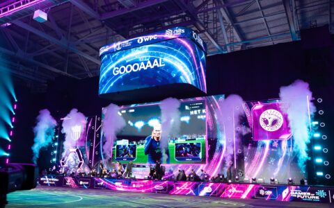 Фиджитал-футбол на Играх будущего 2026 в Астане. Фото предоставлено Club Holcattes
