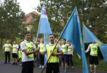 Военные столицы устроили спортивный забег в одном из парков