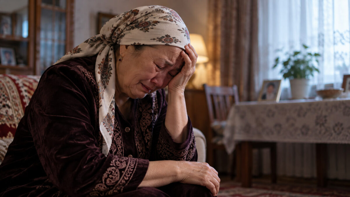 Трудовая потеряна, компания закрылась: как подтвердить стаж для пенсии 1 Казахская пенсионерка расстроена