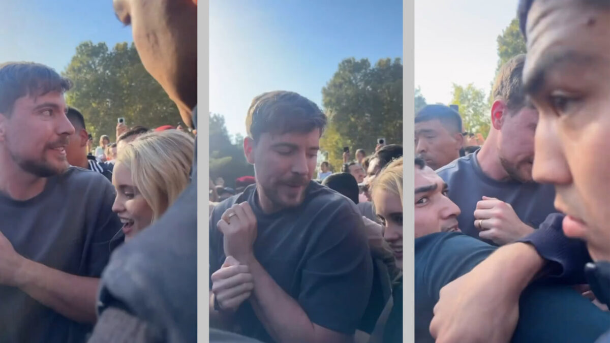 Толпа окружила MrBeast в Самарканде — полиции пришлось помогать блогеру выбраться 1 Мистер Бист в Самарканде, Узбекистан