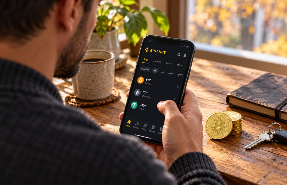 Хакер вывел с кошельков Binance $6,36 млрд — биржа остановила вывод средств 1 Пользователь проверяет криптовалютный счёт на телефоне