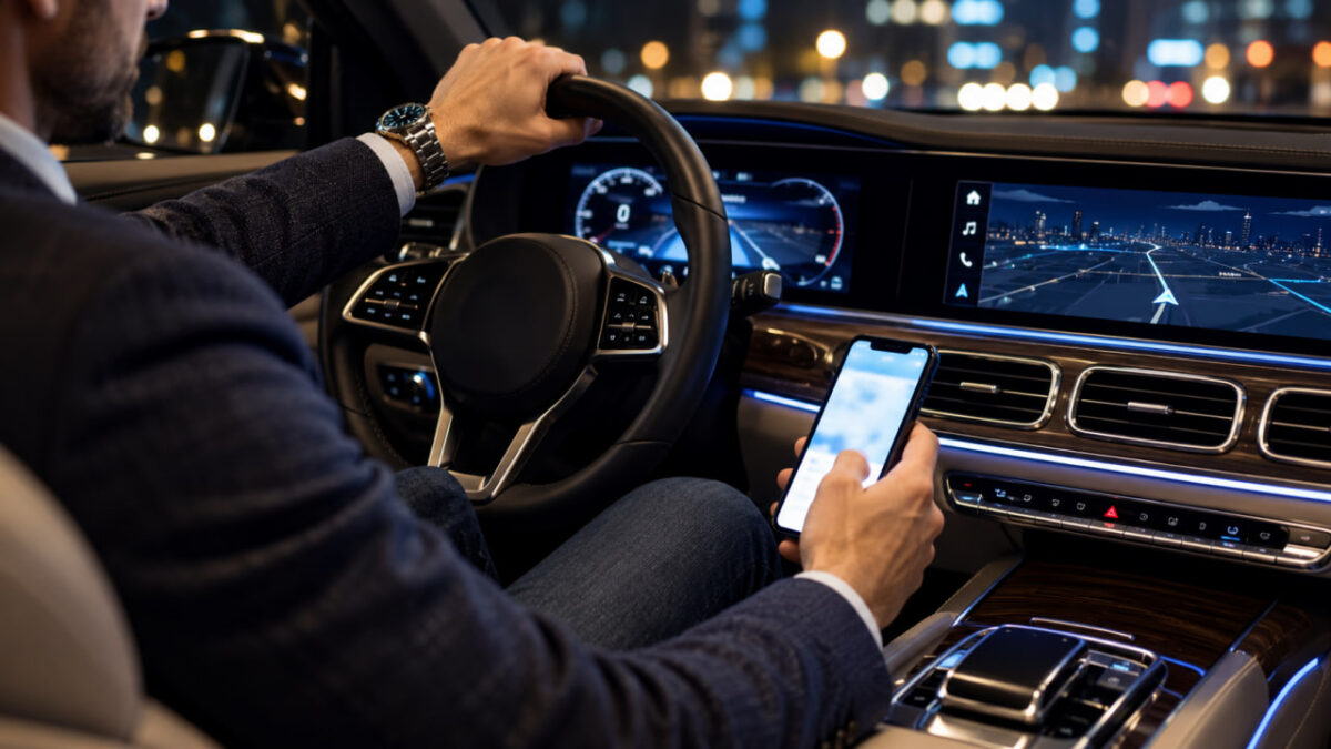 Водитель inDrive получил 10 суток ареста после жалобы пассажирки в Астане 1 Таксист с мобильным телефоном